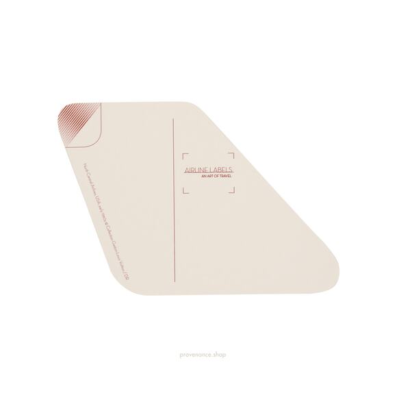 🔴 Louis Vuitton Airline Label Postcard Sticker- NORTH CENTRAL - Picture 2 of 2